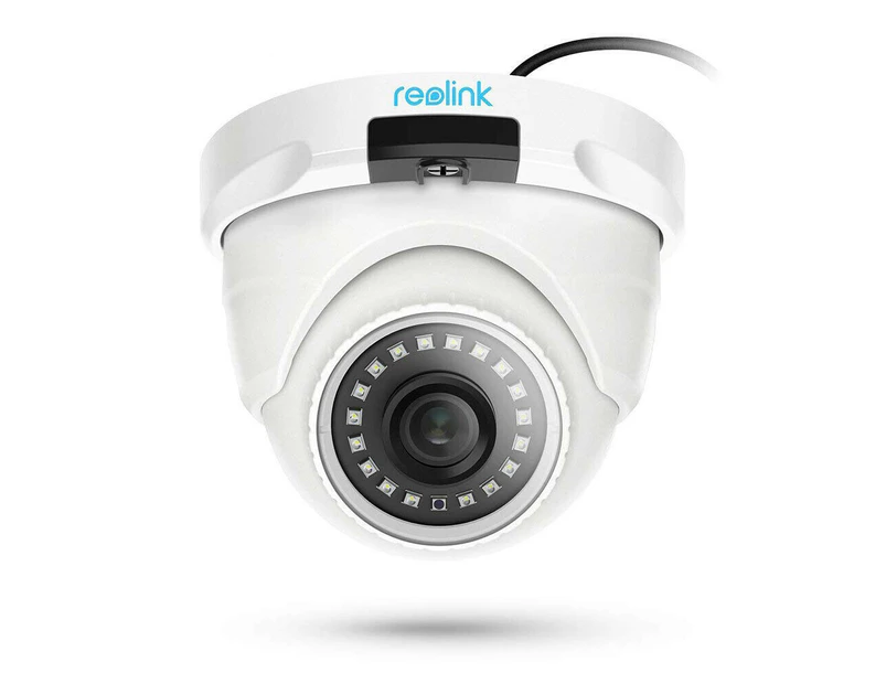 Reolink D400 4MP HD Add-on PoE IP Security Camera Outdoor Support Audio Dome Home Surveillance Camera Only Work with Reolink NVR or Kits