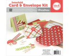 We R Memory Keepers - Interfold Card & Envelope Kit - CHRISTMAS