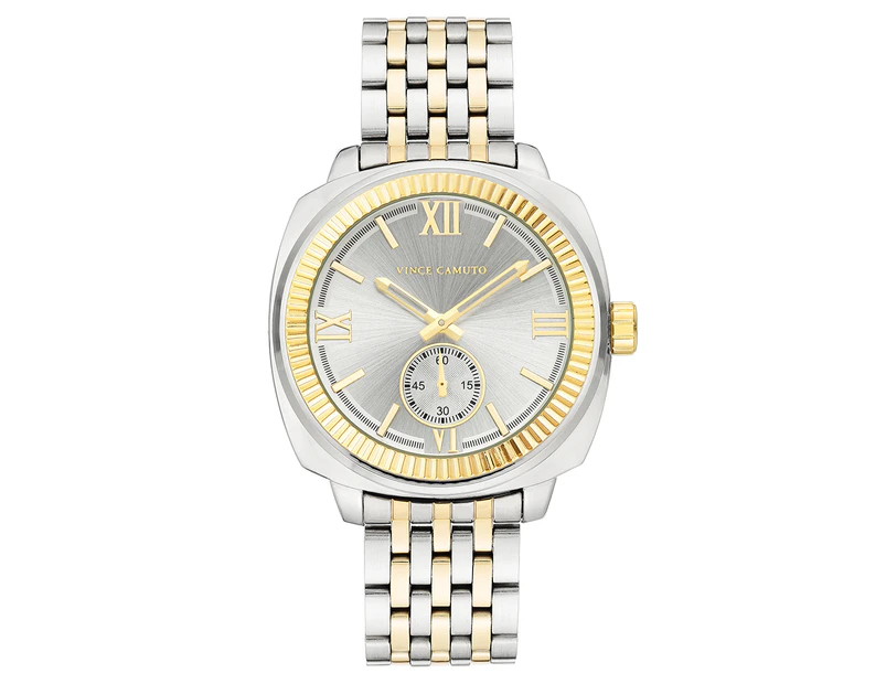 Vince Camuto Men's 44mm VC1132SVTT Stainless Steel Watch - Silver/Gold