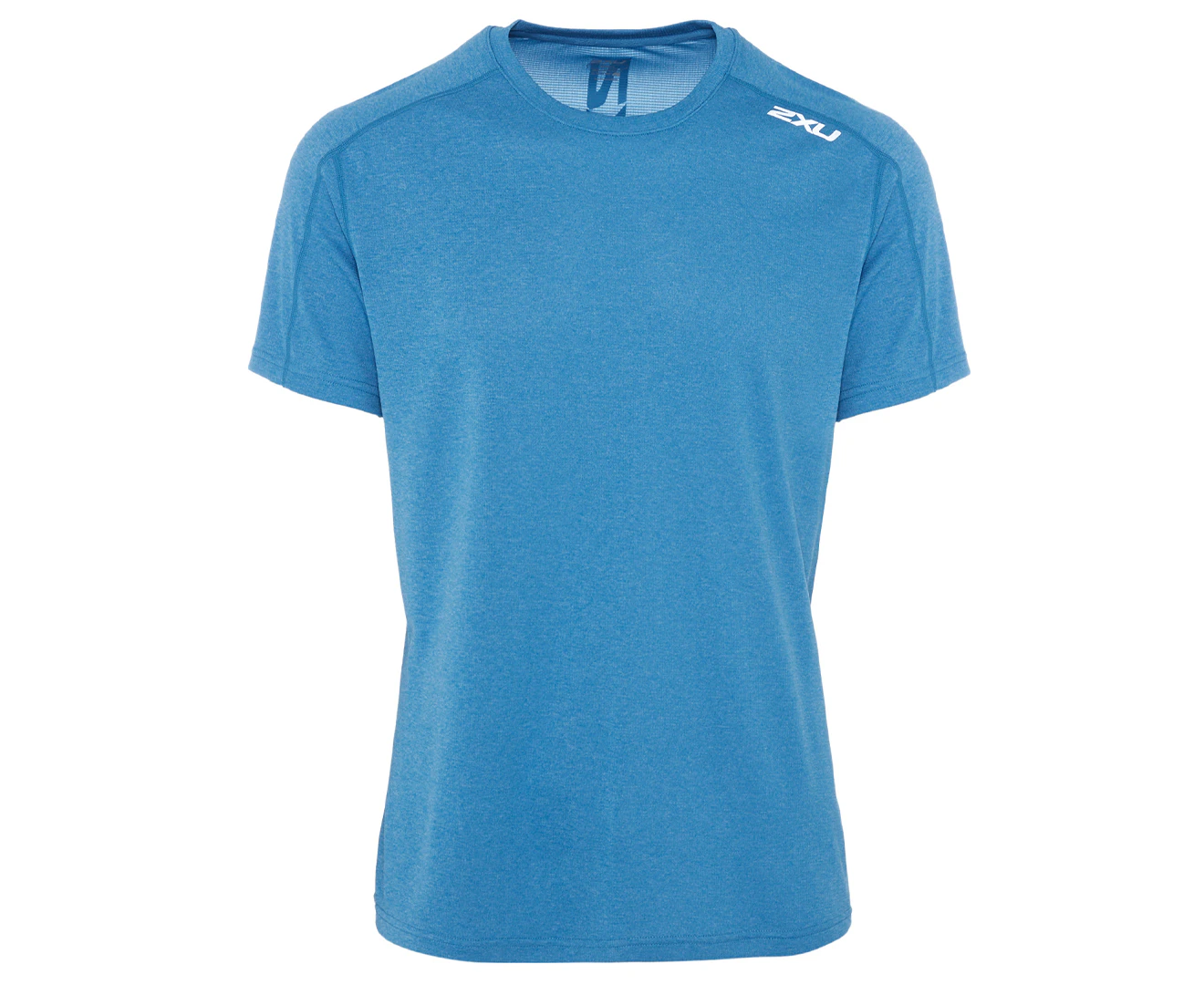 2XU Men's Xvent G2 Short Sleeve Tee / T-Shirt / Tshirt - True Blue/Silver Reflective