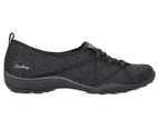 Skechers Women's Breathe Easy A-Look Sneaker Shoe - Black