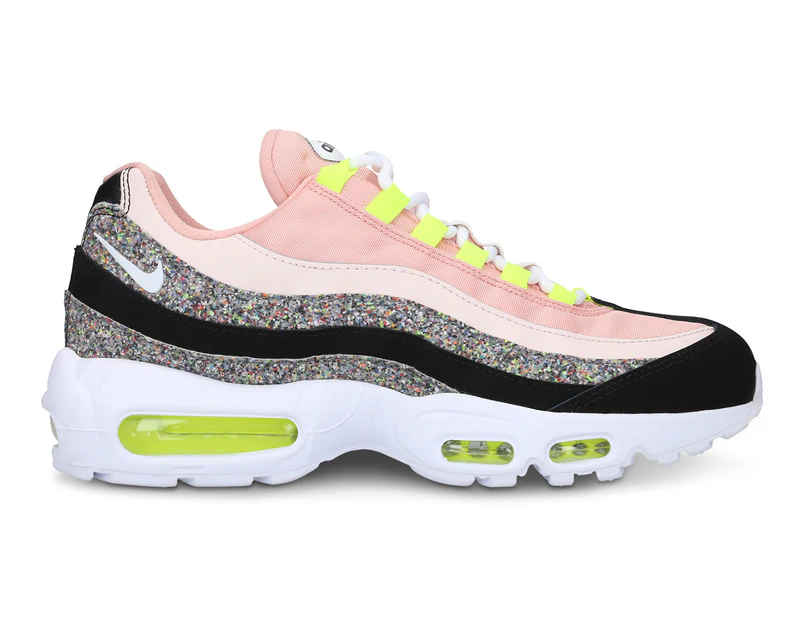 Nike Women's Air Max 95 SE Sneakers - Black/White/Coral/Stardust