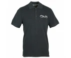 Philipp Plein Mens Polo Shirt Fine MTK0052 0201 Black/White