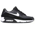 Nike Men's Air Max 90 Sneakers - Black/Iron Grey/White/Dark Smoke Grey