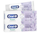 2 x Oral-B Pure Enamel Care Toothpaste Soft Mint 100g