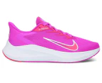 Nike Women's Zoom Winflo 7 Running Shoes - Fire Pink/Summit White