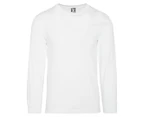 DC Shoes Men's Shield Long Sleeve Tee / T-Shirt / Tshirt - White