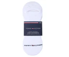 Tommy Hilfiger Men's Sneaker Liner No Show Socks 3-Pack - White