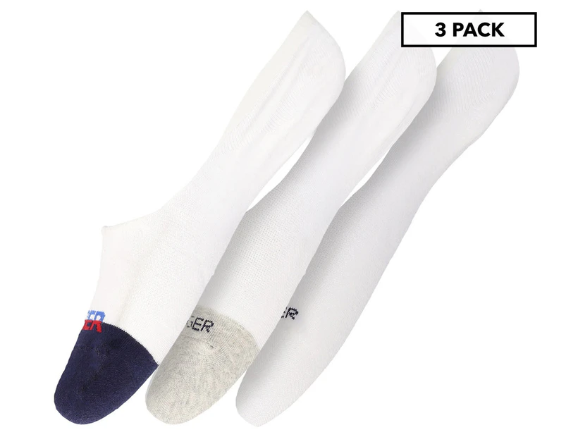 Tommy Hilfiger Women's Sneaker Liner Socks 3-Pack - White