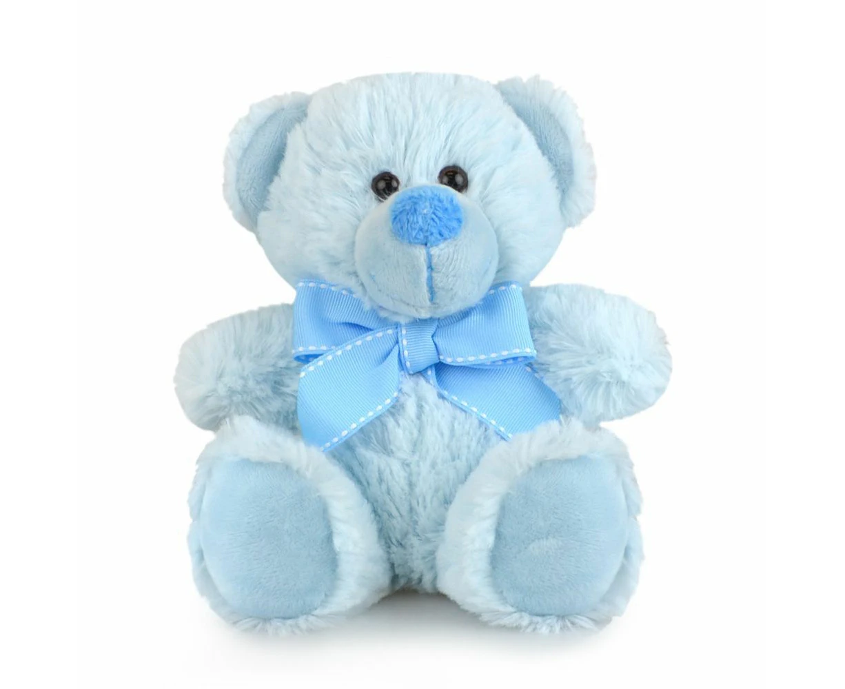 Korimco My Buddy Bear Kids/Children 16cm Soft Plush/Stuffed Toys 3y+ Blue