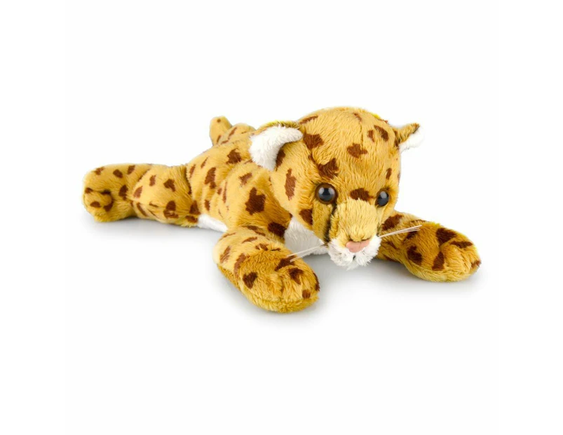 Korimco 23cm Charlie Cheetah Kids Animal Soft Plush Stuffed Toy Brown 3y+