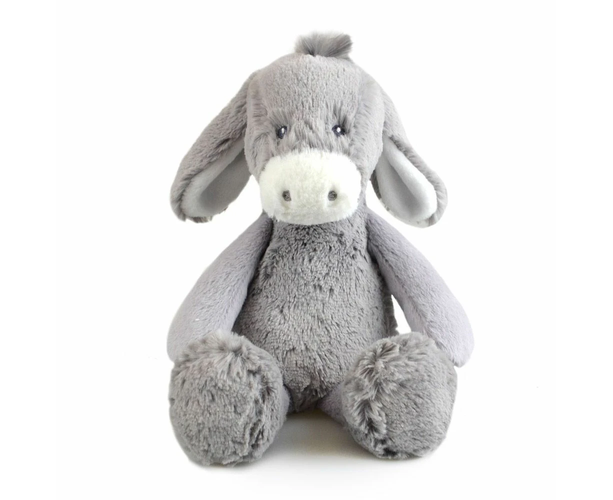 Frankie & Friends 28cm Daisy Donkey Soft Animal Plush Stuffed Toy Kids 3y+ Grey