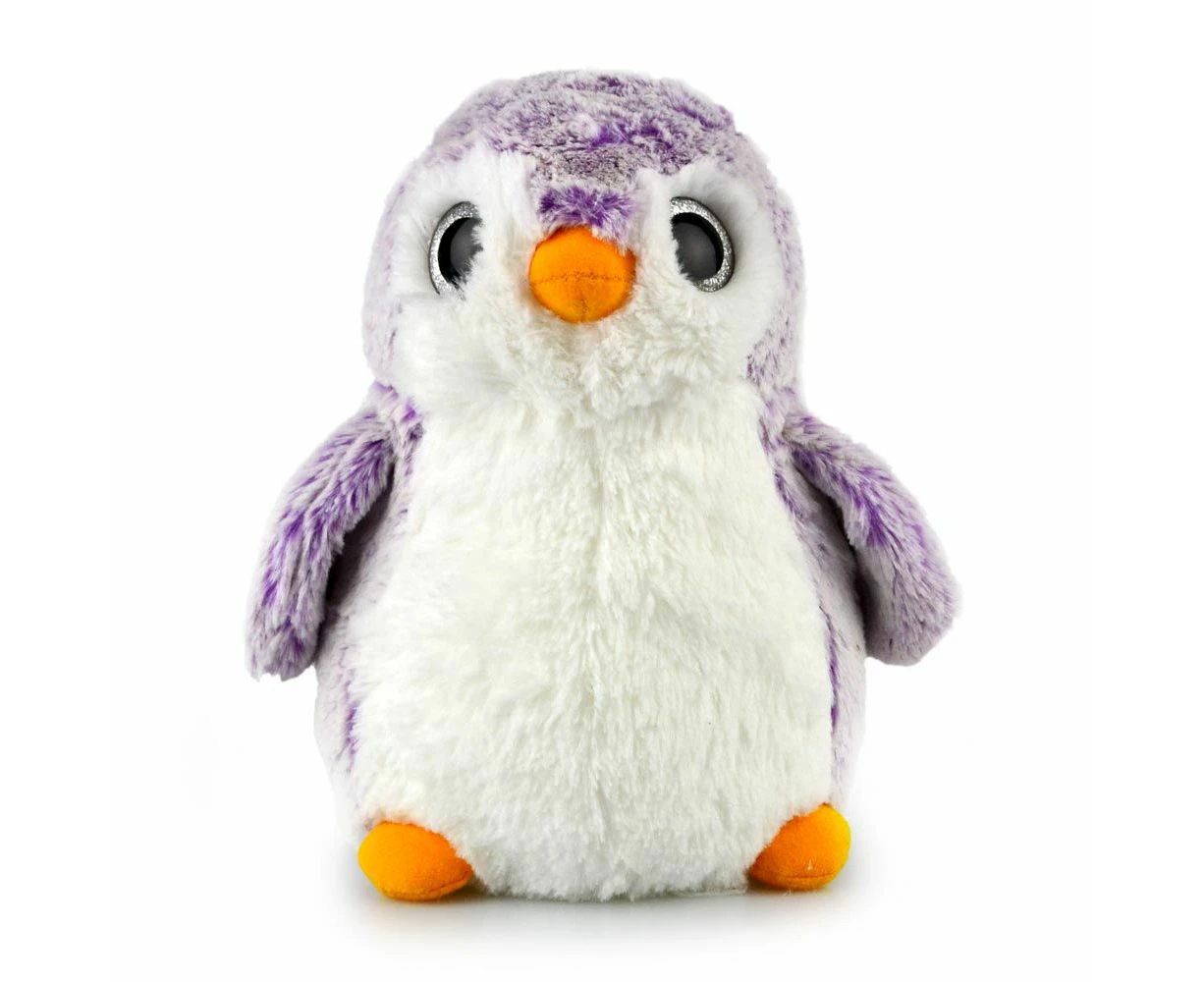 Korimco 23cm Sparkle Penguin Kids Soft Animal Plush Stuffed Toy 3y+ Purple