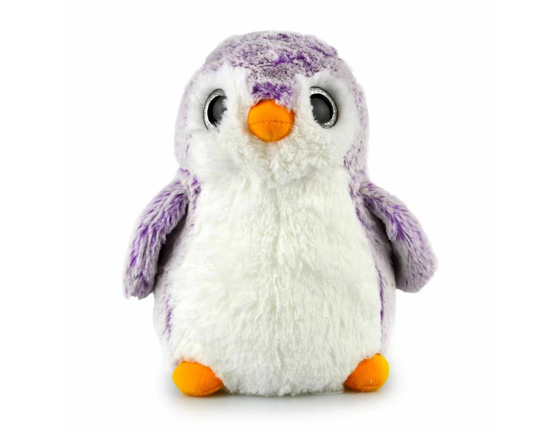 Korimco 23cm Sparkle Penguin Kids Soft Animal Plush Stuffed Toy 3y+ Purple