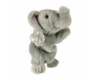 Korimco 32cm Elephant Kids/Children Body Puppet Role Play Soft Toy 3y+ Grey