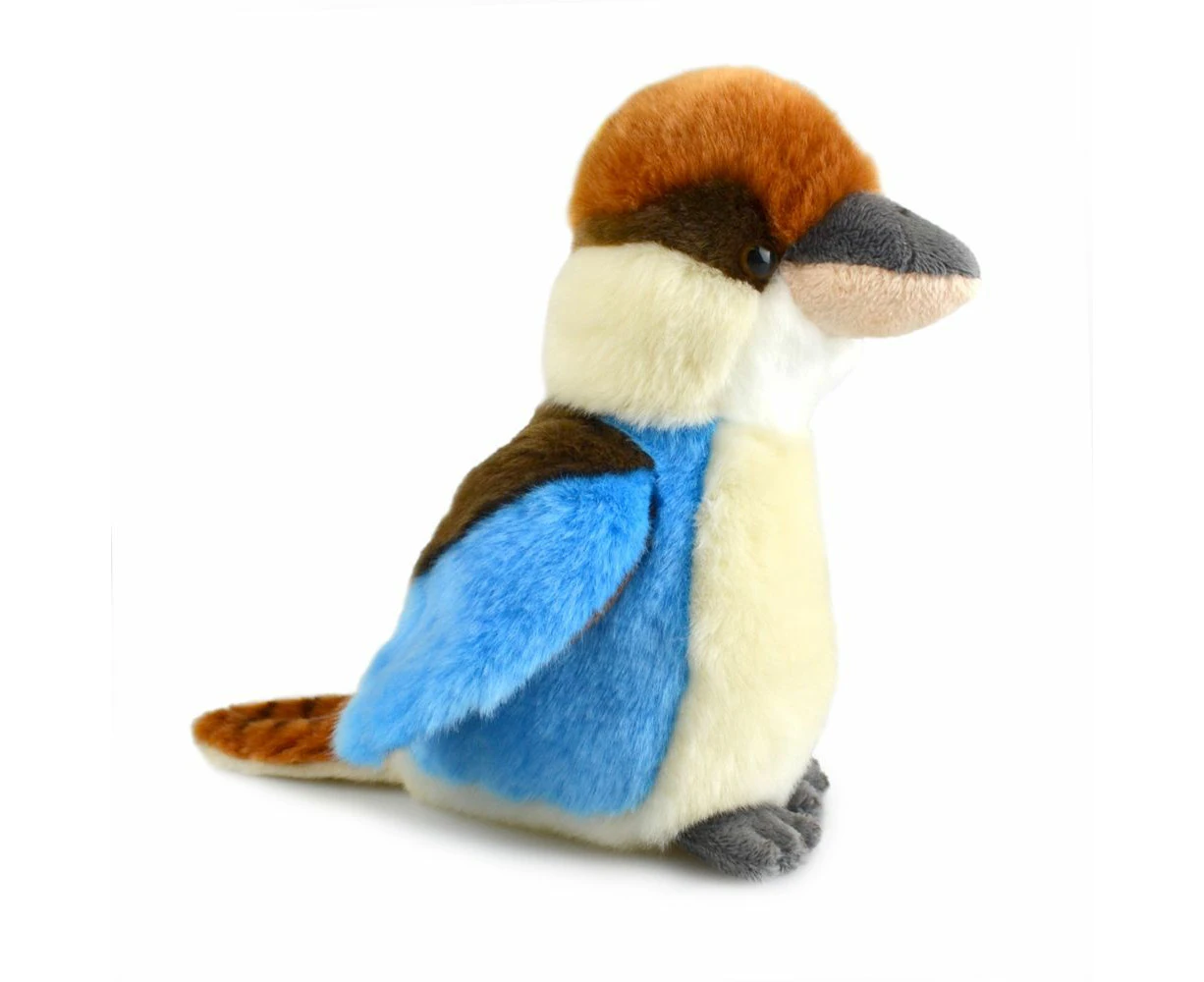 Lil Friends 18cm Kookaburra Kids/Children/Toddler Soft Plush Toy Blue 3y+