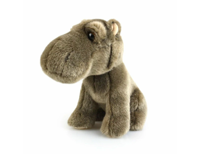Lil Friends 18cm Hippo Kids/Children/Toddler Soft Plush Animal Toy Brown 3y+