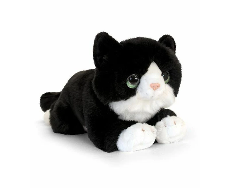 Cuddle Pets 32cm Kitten Kids/Toddler Soft Animal Plush Stuffed Toy 3y+ Black