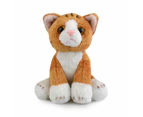 Lil Friends 15cm Ginger Cat Kids Soft Animal Plush Stuffed Toy 3y+ Brown