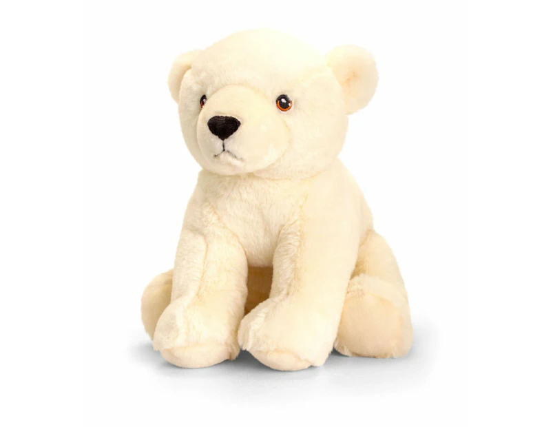 Keeleco 25cm Polar Bear Kids/Toddler Soft Animal Plush Stuffed Toy 3y+ Cream