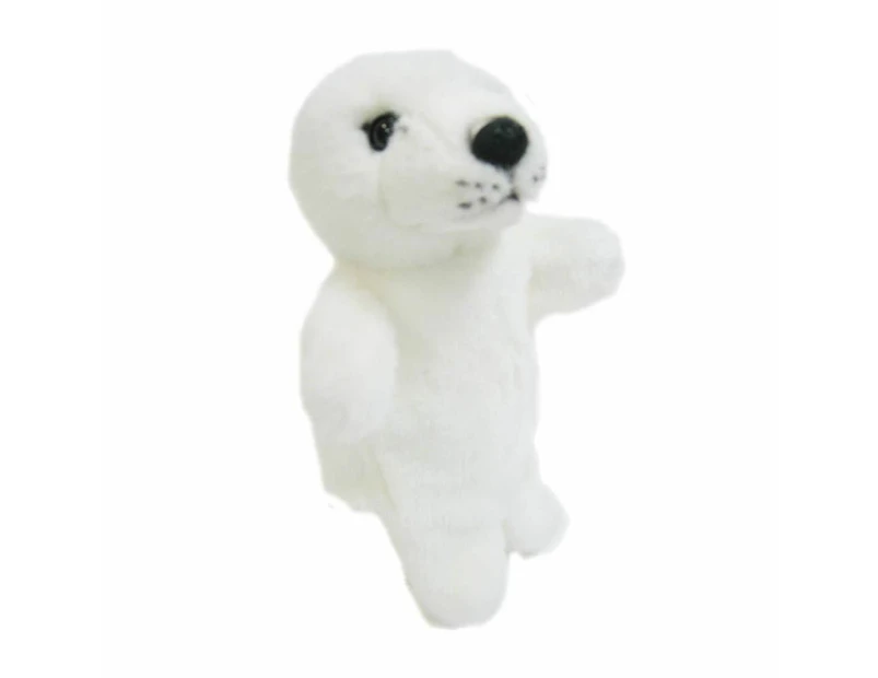 Korimco 25cm Seal Kids/Children Body Puppet Role Play Soft Toy 3y+ White