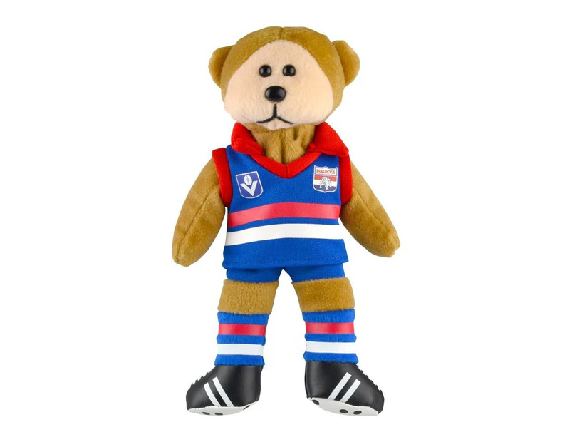 AFL Hrtg Western Bulldogs Kids 30cm Footy Team Soft Collectable Bear Toy 3y+