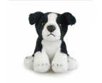 Lil Friends 15cm Border Collie Dog Kids Soft Plush Stuffed Toy 3y+ Black