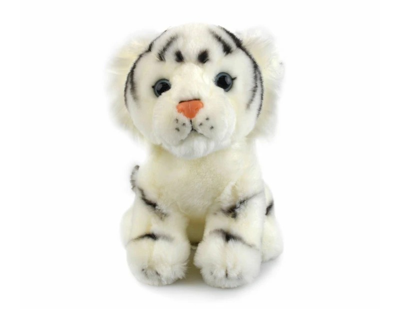 Korimco 18cm Lil Friends Tiger Kids Animal Soft Plush Stuffed Toy White 3y+