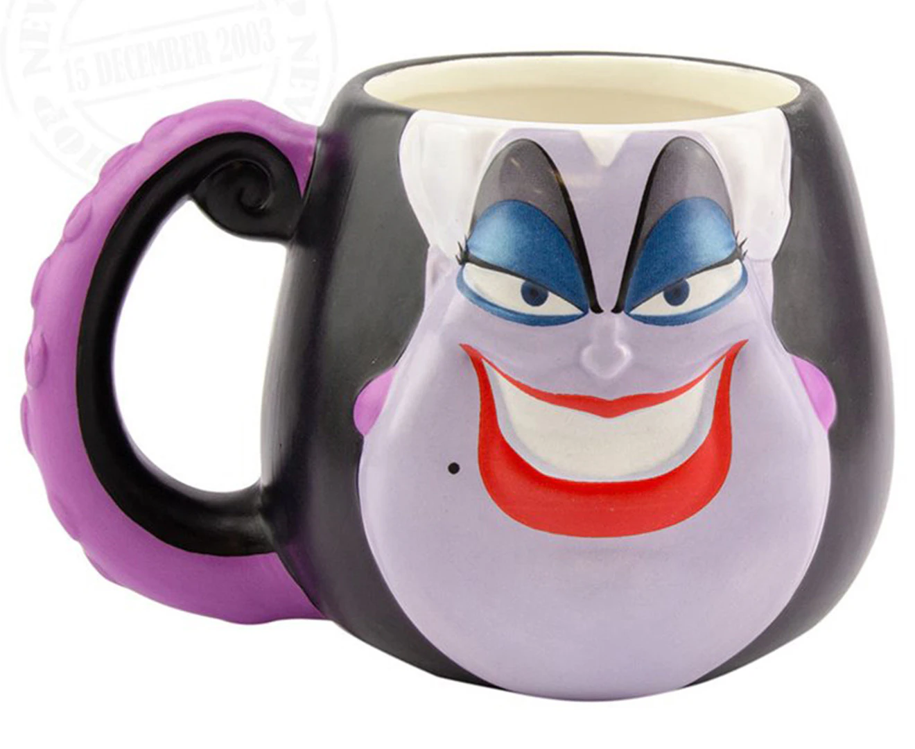 Paladone 500ml Ceramic Mug The Little Mermaid Ursula Shaped Coffee/Tea Gift Cup