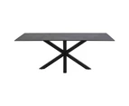 Cooper & Co. Grace 200cm Porcelain Dining Table Stone Black