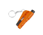 3 in 1 Car Window Glass Breaker Emergency Escape Tool Safety Seat Belt Cutter Black/Red/Orange