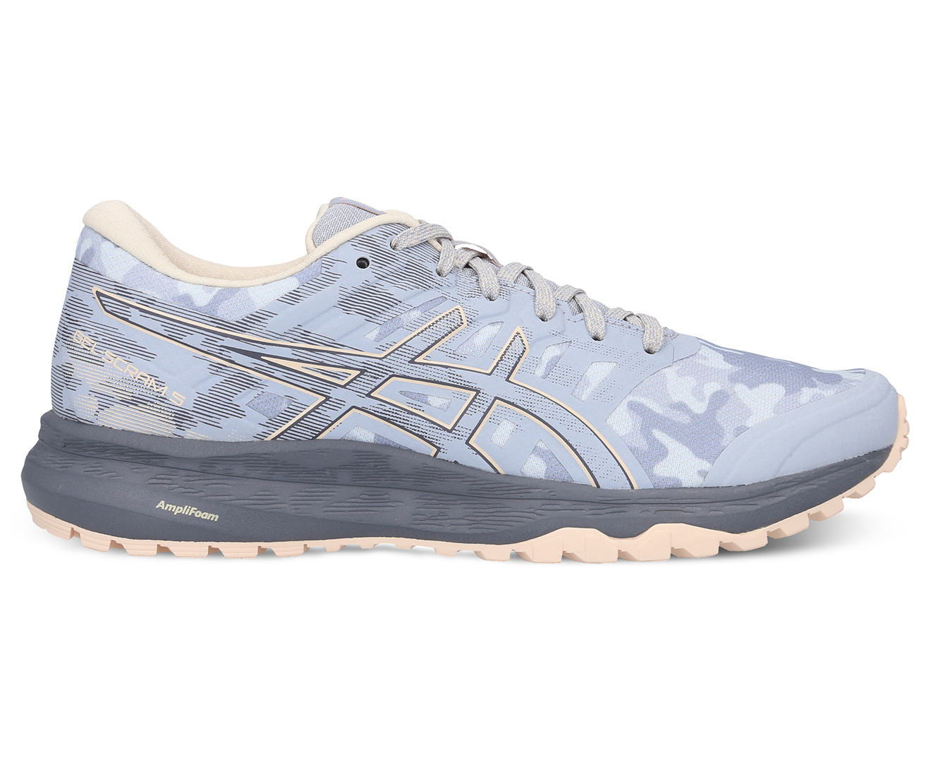 ASICS Women's GEL-Scram 5 Trail Running Shoes - Piedmont Grey/Cosy Pink ...