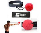 Stealth Sports Reflex Ball with Head Band for Boxing MMA practice