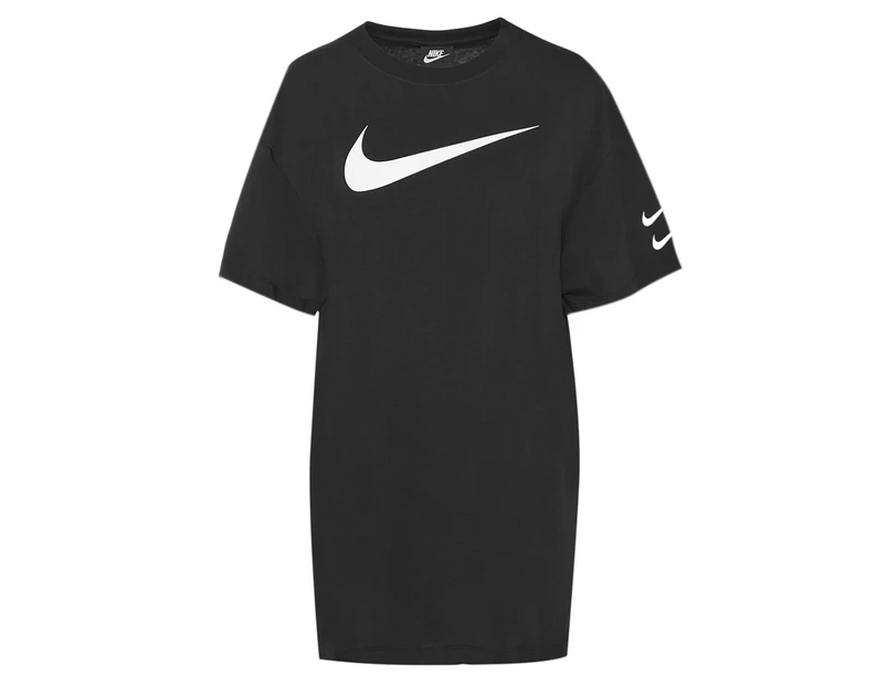 Nike Women's Swoosh Tee Dress - Black/White