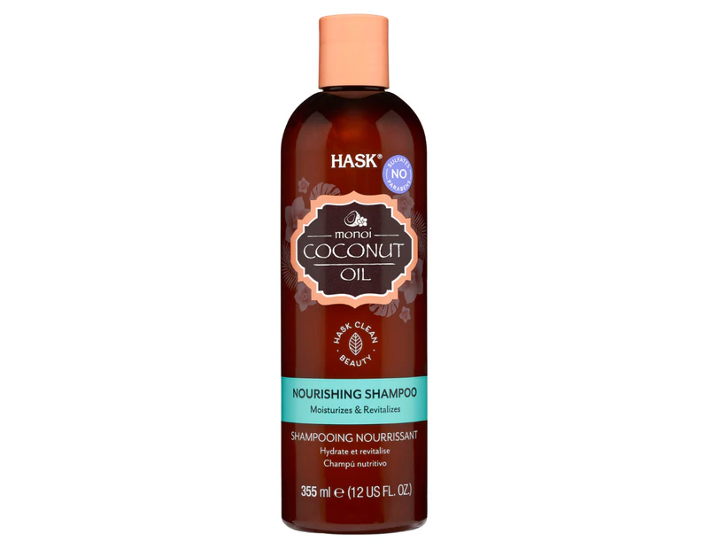 Hask Monoi Coconut Oil Nourishing Shampoo 355mL
