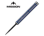Mission Axiom Silver/Blue Titanium M2 Darts - 24gms
