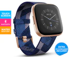 Fitbit Versa 2 Special Edition Smart Fitness Watch - Navy/Pink/Copper Rose