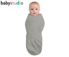 Baby Studio Small 0-3 Months Bamboo Swaddlewrap - Warm Grey