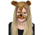 Leopard Ears and Nose Headband Costume Accessory