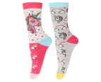 Odd Socks Women's Be A Unicorn Crew Socks 6-Pack - Multi