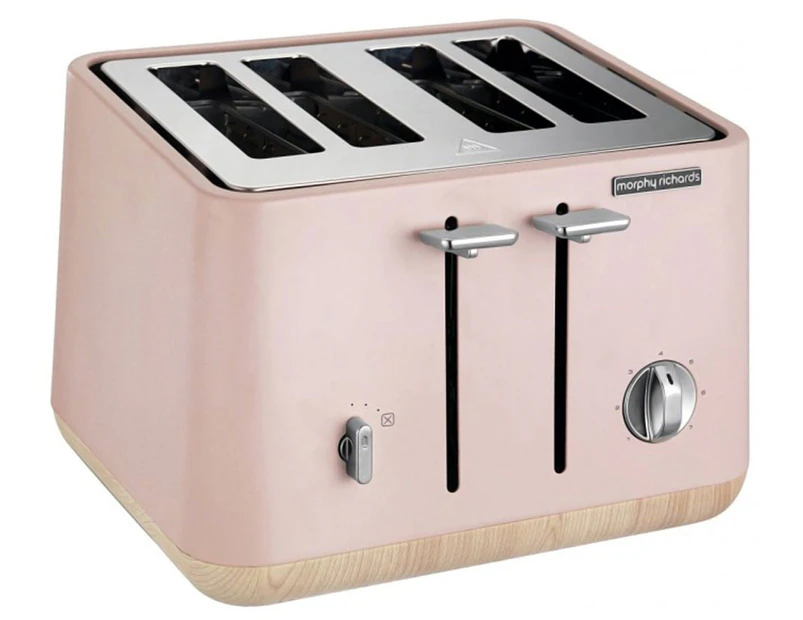 Morphy Richards Scandi Dusty Pink Aspect 4 Slice Toaster - 240012