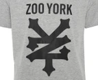 Zoo York Youth Boys' Ramped Tee / T-Shirt / Tshirt - Athletic Grey Marle