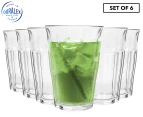 Set of 6 Duralex 360mL Picardie Tumbler Glasses