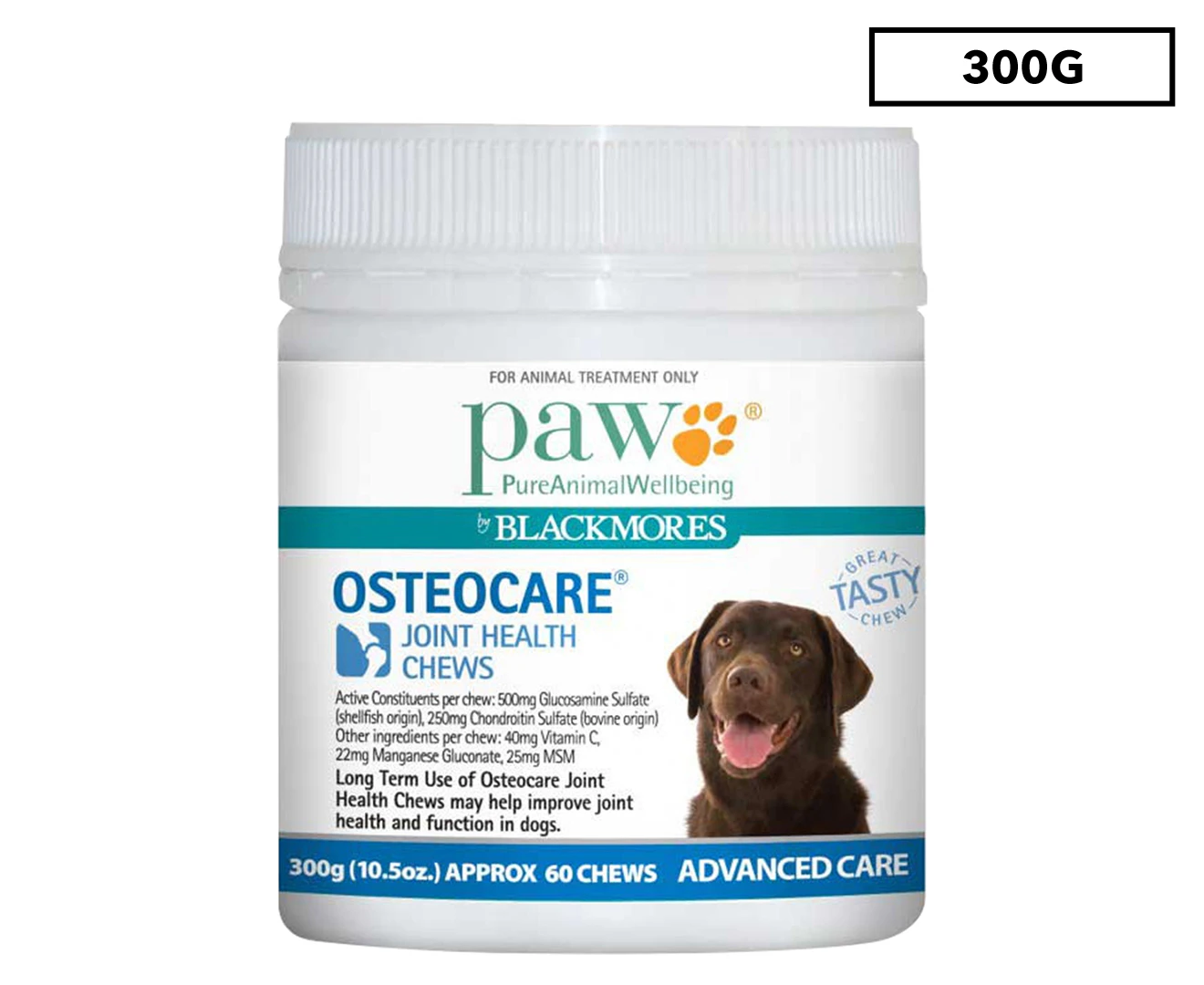 Blackmores PAW Osteocare Joint Care Kangaroo Chews 300g