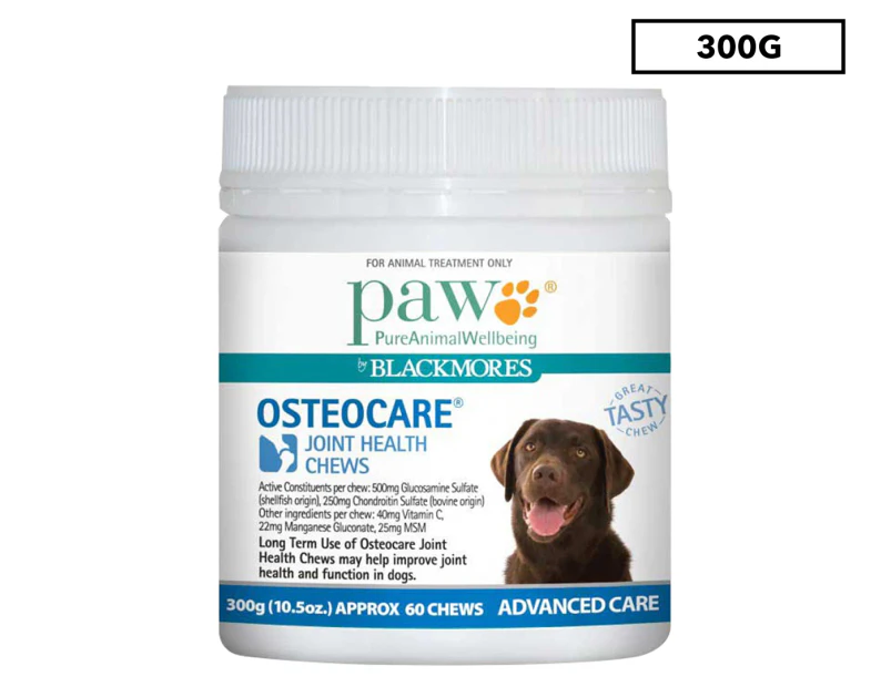 Blackmores PAW Osteocare Joint Care Kangaroo Chews 300g