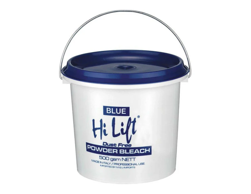 Hi Lift - Powder Bleach For Hair - Blue Blonde Highlighter Tub 500g