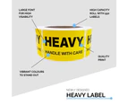 Heavy Printed Label 50.8x76.2mm Handle With Care Adhesive Sticker 550 Labels/roll - 1 Rolls