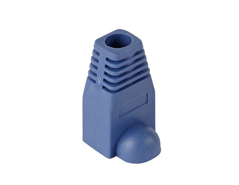 10 Pcs Snagless Cable Boots - Blue