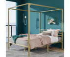Zinus Canopy Bed - Gold