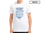Canterbury Youth Boys' NSW SOO Slogan Tee / T-Shirt / Tshirt - White